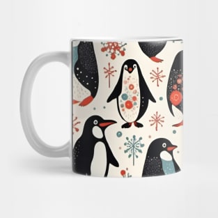 Retro Penguins Mug